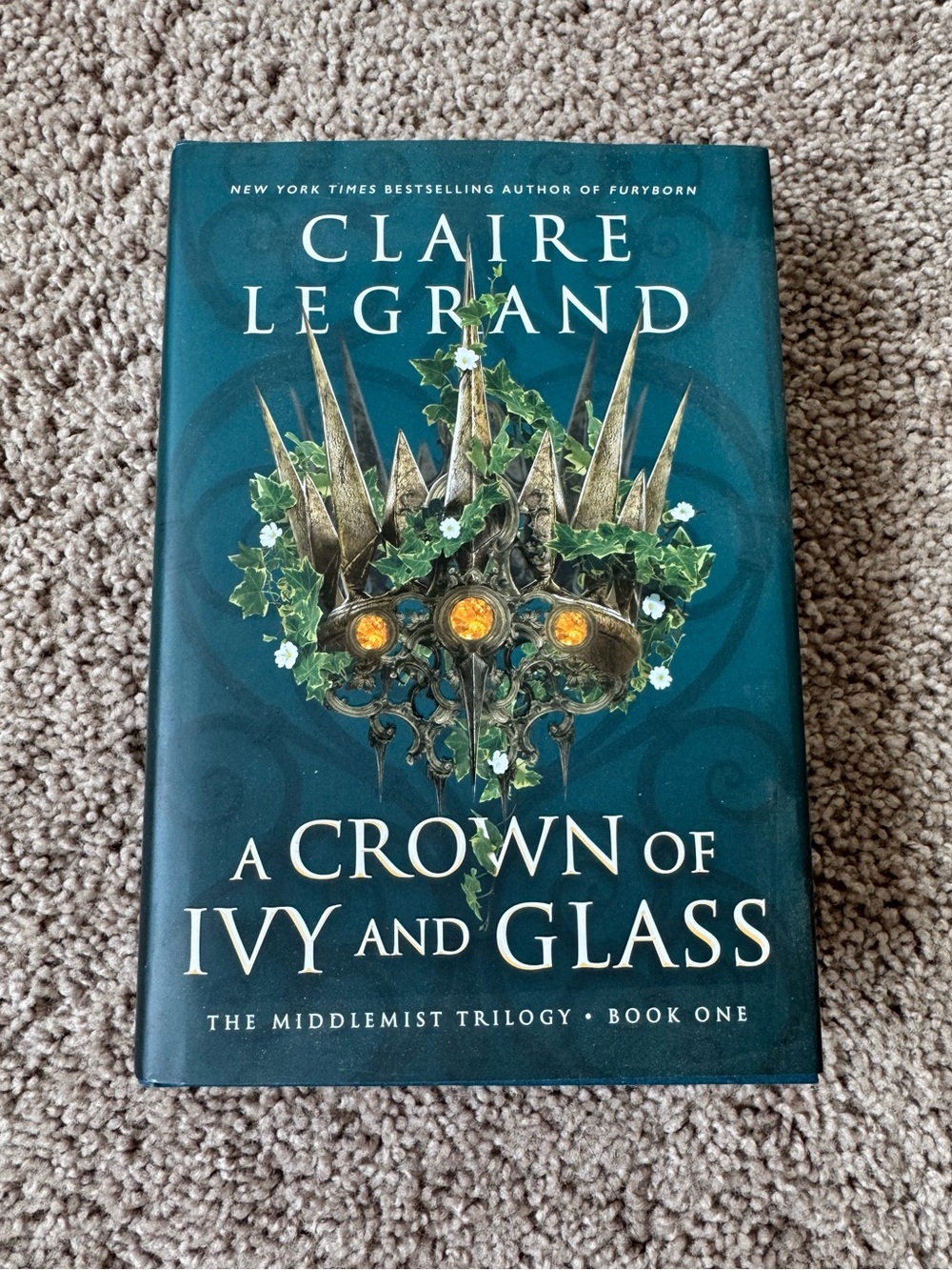 A Crown of Ivy and Glass by Claire Legrand - Hardcover Book